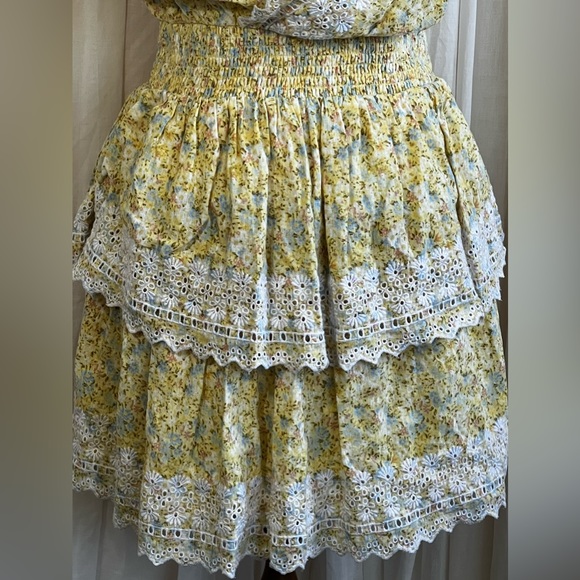 AEO floral ruffle dress - Picture 4 of 7